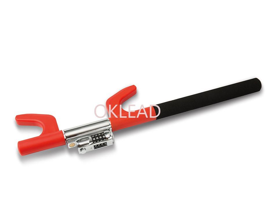 OKLead OKL6301 Universal Steel Car Steering Wheel Lock | Anti-Theft Security Device