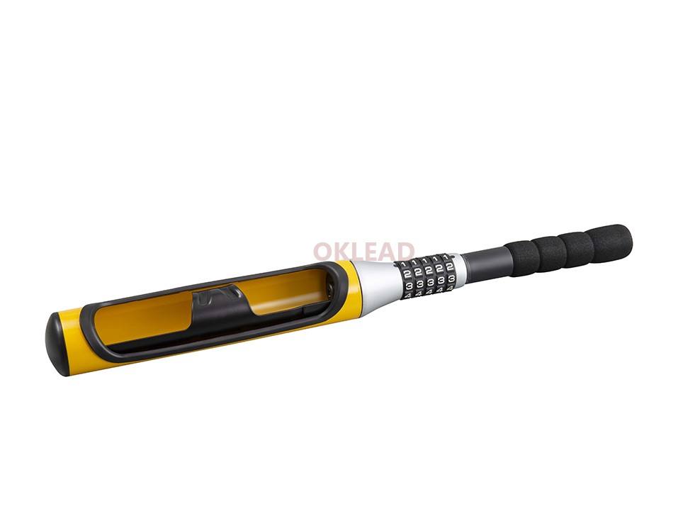 OKLEAD OKL6049A B<i></i>aseball Shaped Steel Steering Wheel Lock - Universal Car Anti-Theft Device