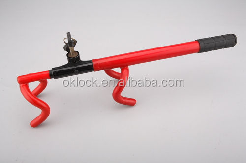 B<i></i>aseball Bat Steering Wheel Lock - OKLEAD Model OKL6009 - Universal Car Anti-Theft Security Device