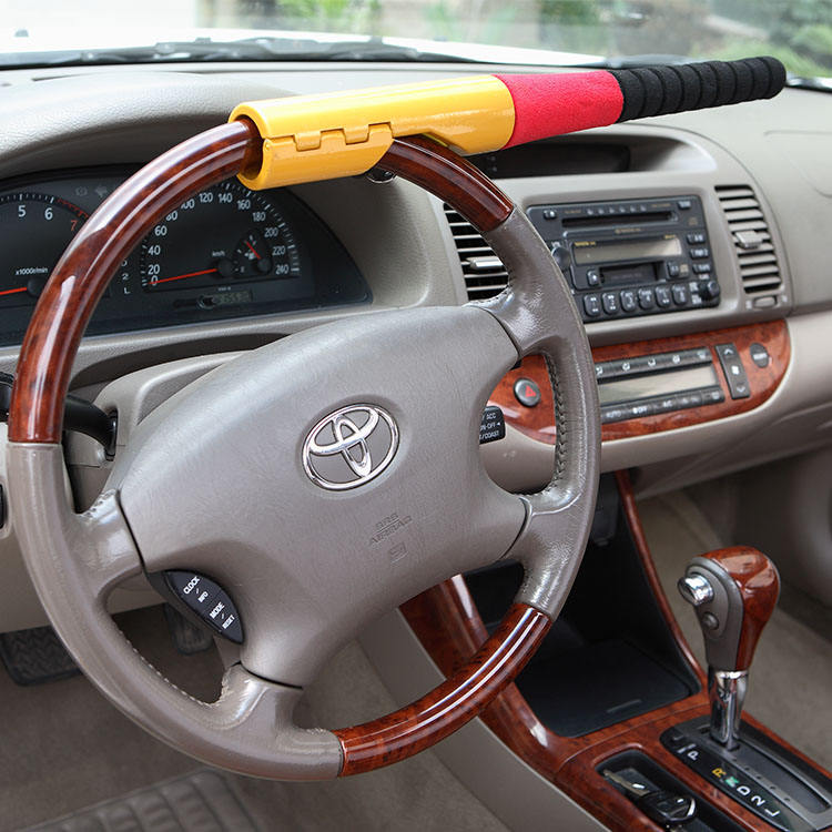 Product Summary: OKLEAD OKL6085 B<i></i>aseball Bat Steering Wheel Lock | Anti-Theft Car Security