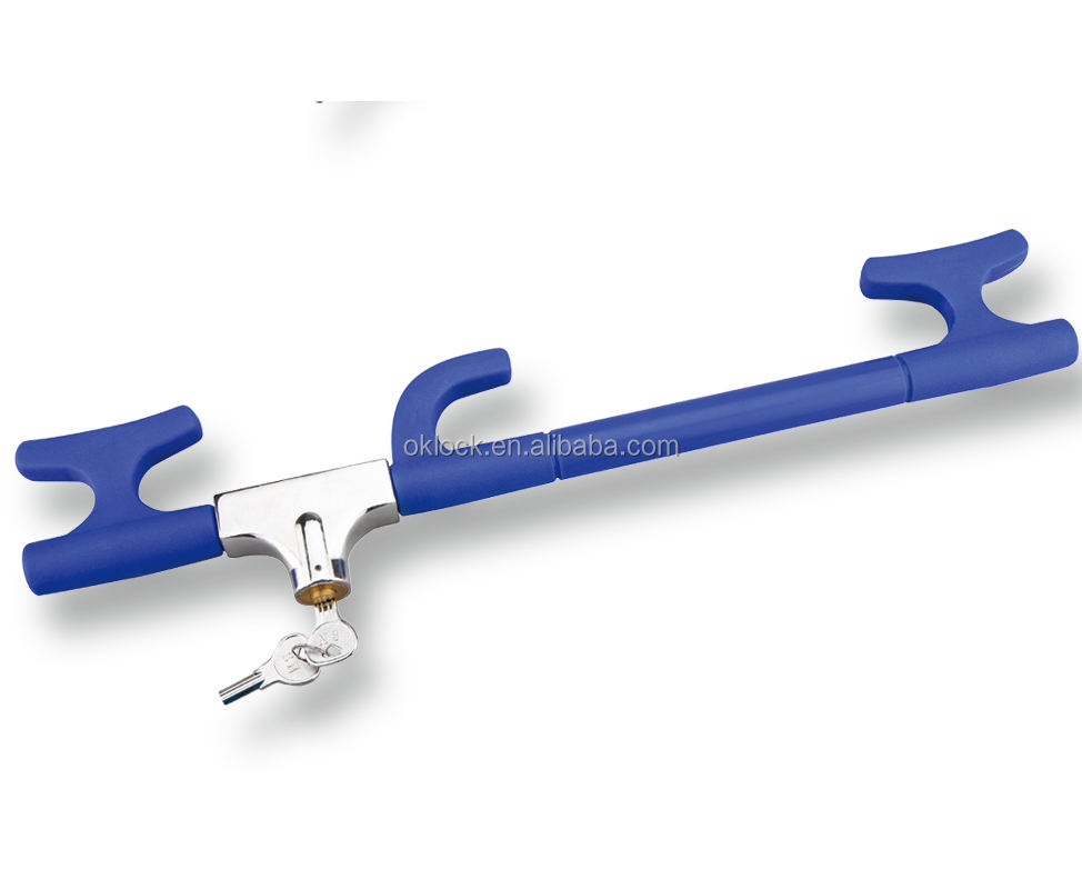 Plastic Cover Car Lock - OKLEAD Model OKL6088C | Universal B<i></i>aseball Steering Wheel Lock
