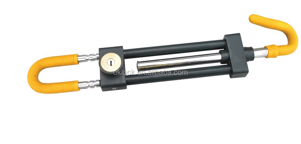 Chrome Steering Wheel Lock | Okl6061 Anti-Theft Device | OKLEAD Auto Parts